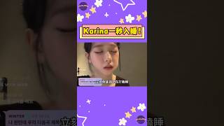 Karina直播「躲避」Winter劇透陷阱 一秒表演入睡 笑翻網友【Sojuwoon 韓娛】💜 [upl. by Atilamrac]