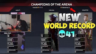 NEW WORLD RECORD 41 KILLS BY ItsScubby ssjfpsTV amp SHAAFFER  Apex Legends FULL MATCH [upl. by Collayer70]