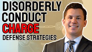 Disorderly Conduct Charge Defense Strategies [upl. by Rats430]