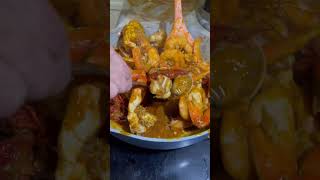 Seafood with garlic sauce food seafoodrice [upl. by Ellingston]