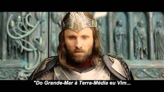 O Senhor dos Anéis  O Retorno do Rei  Coroação de Aragorn O Juramento de Elendil LEG PT [upl. by Dnalon]