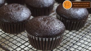 CHOCOLATE CUPCAKE RECIPE  Ep 29  Mortar and Pastry [upl. by Aisitel778]