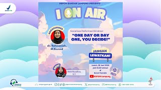 LIVE I ON AIR PODCAST  9th Episode  Bersama Ketua Pokja Manajemen Perubahan [upl. by Memberg]