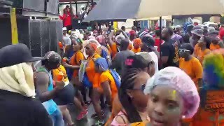 Jouvert Morning StThomas Carnival 2016 Pt2 [upl. by Nossyla694]