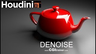 Houdini 17 DENOISE NVIDIA OptiX [upl. by Scharf840]