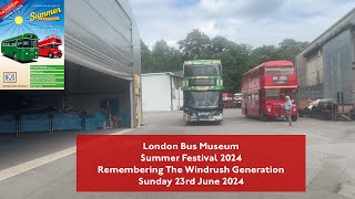 London Bus Museum Summer Festival 2024 [upl. by Tova]