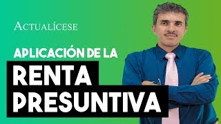 Cálculo de la renta presuntiva por empresa en liquidación [upl. by Trauts76]