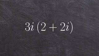 Algebra 2  Multiply an imaginary number to a complex number by distributive property 3i2  2i [upl. by Eelyek]