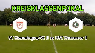 Kreisklassenpokal SC HemmingenW II vs HSC Hannover II [upl. by Lydie625]