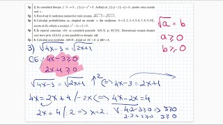 Bacalaureat 2020  Tehnologic  Testul 20  Subiectul 1  Teste de antrenament  Clasa a 12a [upl. by Sackville675]