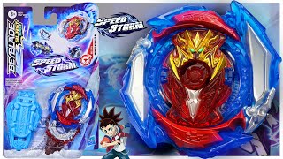 NEW INFINITE ACHILLES A6 1BD DimmensioningSP Beyblade Burst Surge Speedstorm REVIEW [upl. by Ekoorb543]