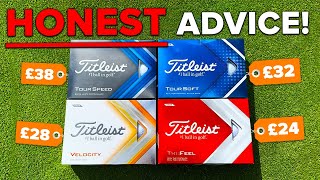 Ultimate Titleist Golf Ball Comparison  Testing Spin on Wedge Shots [upl. by Inaflahk]