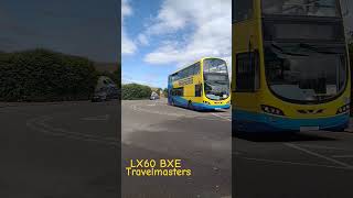 Rail Replacement leaving Ramsgate Railway Station 090624 railway doubledecker bus travel [upl. by Mahda525]