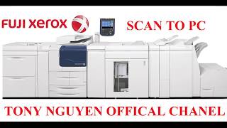 How to setup SCAN TO PC FUJI XEROX DC V2060507060802520 [upl. by Anitel]