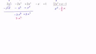División de polinomios con fracciones [upl. by Sofia768]