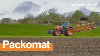 Packomat immediate reconsolidation of ploughed soil  Kubota 2020 [upl. by Nichols]