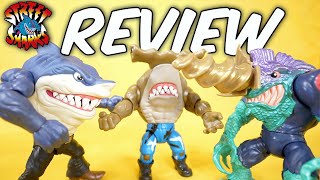 Street Sharks 30th Anniversary Wave 1 Figures Review  Theyre Jawsome [upl. by Nodnarg]