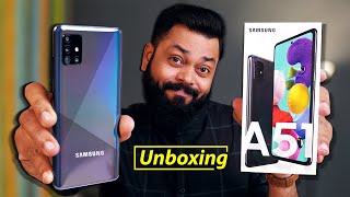 Samsung A51 Unboxing amp First Impressions ⚡⚡⚡ Big Display 48MP Cameras And More [upl. by Dong533]