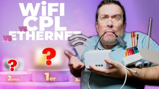 QUI VA LE PLUS VITE SUR INTERNET  CPL  WiFi  Câble Ethernet [upl. by Neelyk]