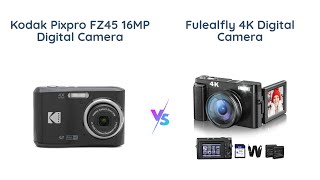 Kodak PIXPRO FZ45 vs 4K Digital Camera 📸  Comparison amp Review [upl. by Coffey]