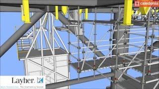 Safe Installation of Underhung Scaffold using Cantilever Method [upl. by Betthezel]