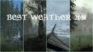 Skyrim SE Ultimate Weather Mod Comparison 4K60 No ENB [upl. by Anialam]