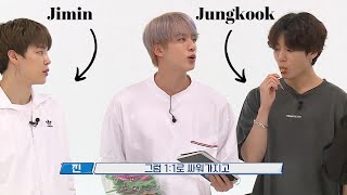 Unnoticed Jikook moments analysis  Run BTS [upl. by Arakahs]