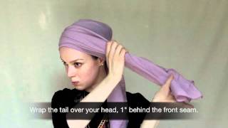 How to tie a Double Wrap headwrap [upl. by Anitteb806]