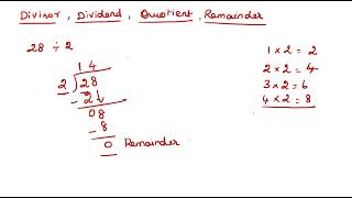 Divisor Dividend quotient Remainder explained in tamil sspkacademy [upl. by Gredel457]