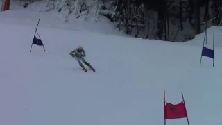 Vitranc Cup race slope Ana Drev SLOSKI Training [upl. by Doerrer189]