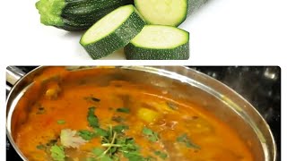 Courgettes zucchini and red masoor ki dal recipe  Very simple recipezucchini ki dhal receipe [upl. by Waddell699]