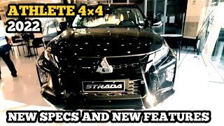 2022 MITSUBISHI STRADA ATHLETE 4×4 BLACK EDITION REVIEW SPECS AND PRICE [upl. by Jecho]