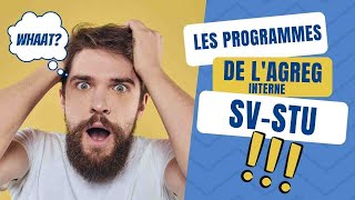 Agrégation interne de SVT  Les programmes à connaître [upl. by Lexi]