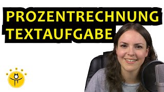 PROZENTRECHNUNG Textaufgabe einfach erklärt – Preiserhöhung berechnen Grundwert [upl. by Tila]