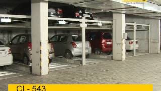 Puzzle Parking System  Krishna Park Infracon [upl. by Zacks799]