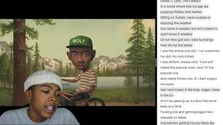 Tyler The Creator  Rusty ft Domo Genesis amp Earl Sweatshirt Reaction [upl. by Aettam]