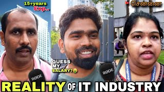 Why People In Chennai Struggle to Get a Job Dream Job IT Street Interview  Tamil [upl. by Rohn]