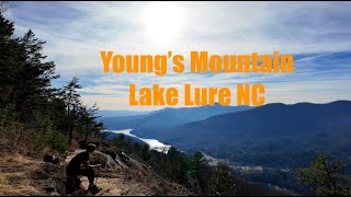 Hiking Youngs Mountain  Lake Lure NC [upl. by Dyrrej]