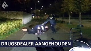 Politie  Aanhouding met verzet  Drugsdealer  Dienst infra [upl. by Rahr]