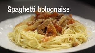 Recette de spaghetti bolognaise [upl. by Retha858]