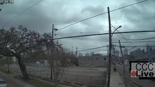 New Orleans live webcam  storm watch [upl. by Bury]