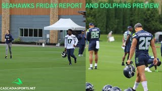 Seahawks final practice and Dolphins Preview [upl. by Erbe]