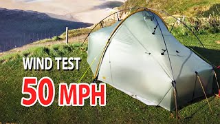 TarpTent Scarp 1  Wind Test [upl. by Nelleus]