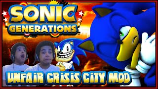 Sonic Generations PC  1080p 60FPS Unfair Crisis City Mod wFacecam [upl. by Crosse728]