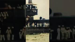 USS Oregon Colorized 1898 Footage  ytshorts history navy fyp colorizedhistory [upl. by Nola]