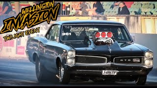 NZ Drag Racing Finest  2024 Wellington Invasion Twilight Race  Complete Event Coverage [upl. by Yraunaj886]