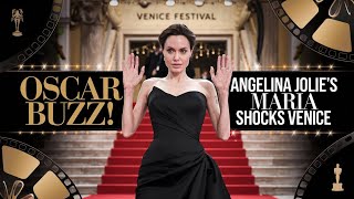 Angelina Jolie Soars to Oscar Glory  Maria Venice Premiere EXCLUSIVE [upl. by Kan343]