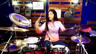 Lagi Syantik  Siti Badriah  DRUM COVER by Nur Amira Syahira [upl. by Lirpa]