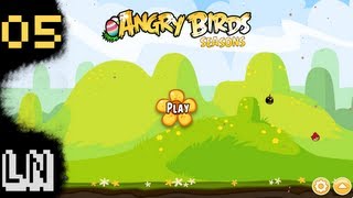 Lets Play Angry Birds Seasons 05  Look at all them eggs [upl. by Aivalf682]