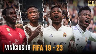 Vinícius Júnior In Every FIFA  19  23  4K 60FPS [upl. by Hairym74]